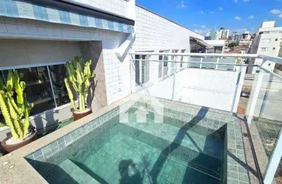 Cobertura à venda, 3 quartos, 1 suíte, 3 vagas, santa rosa - belo horizonte/mg