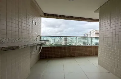 Apartamento para venda em praia grande, aviação, 3 dormitórios, 3 suítes, 4 banheiros, 2 vagas