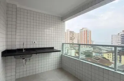 Apartamento para venda em praia grande, aviação, 2 dormitórios, 1 suíte, 2 banheiros, 1 vaga