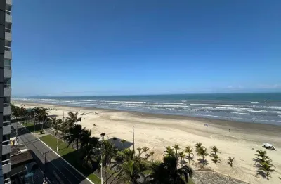 Apartamento frente mar na praia grande, no real com 02 dormitórios.