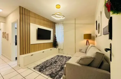 Apartamento em praia grande na aviação, mobiliado com 01 dorm.