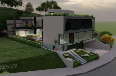 Casa em construção no genises 2 - alphaville - santana de parnaiba - sp