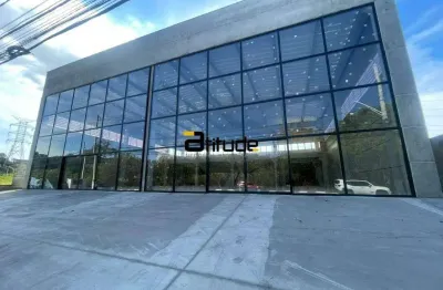 Galpão comercial para locação na estrada fernando nobre – 760m², pé direito alto, entrada para duas ruas