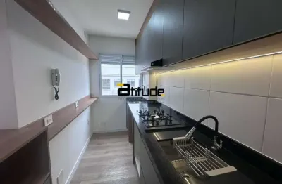 Apartamento no 17º andar com vista livre – condomínio bella cidade, itapevi – 46m², 2 dormitórios e cozinha planejada
