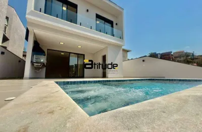 Casa de condomínio nova paulista – jandira/sp | sobrado novo com piscina e 3 suítes