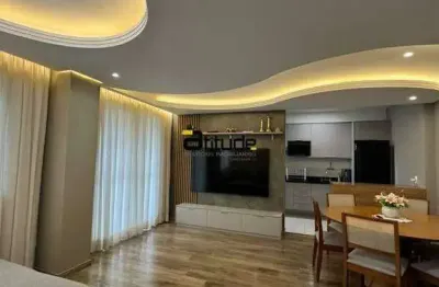 Apartamento bellini alphaville - alto padrão - totalmente mobilidado e decorado
