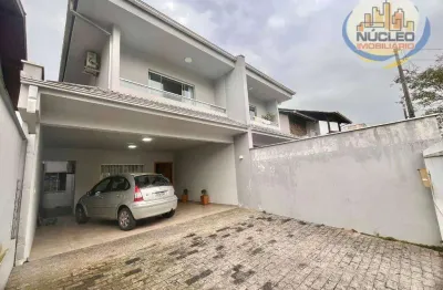 Casa com 3 dormitórios à venda, 167 m² por r$ 900.000,00 - centro (pirabeiraba) - joinville/sc