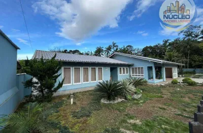 Casa com 4 dormitórios à venda, 390 m² por r$ 2.200.000,00 - centro (pirabeiraba) - joinville/sc