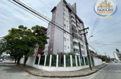 Apartamento com 3 dormitórios para alugar, 81 m² por r$ 2.955,00/mês - costa e silva - joinville/sc