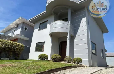 Sobrado com 3 dormitórios para alugar, 202 m² por r$ 6.150,00/mês - costa e silva - joinville/sc