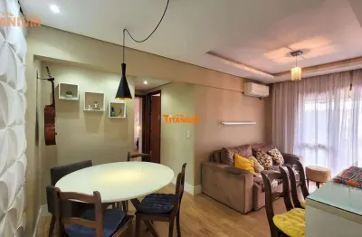 Apartamento semimobiliado à venda com 2 dormitórios, garagem, no bairro ideal em novo hamburgo