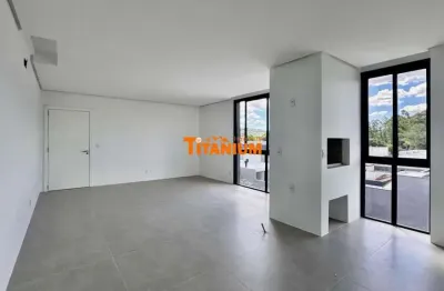 Apartamento novo em novo hamburgo pronto para morar com churrasqueira e garagem coberta