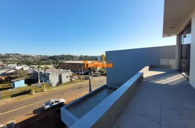 Prédio à venda em ivoti, bom jardim - churrasqueira, piso porcelanato, terraço