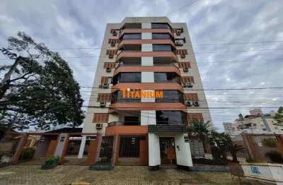 Apartamento à venda 2 dormitórios em novo hamburgo, rio branco - semi mobiliado com garagem coberta