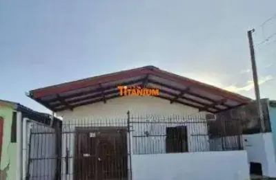 Casa para venda  em canudos, novo hamburgo - churrasqueira, poço artesiano e garagem coberta