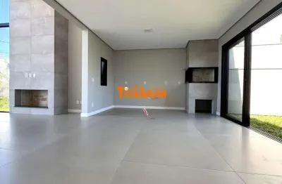 Casa nova, com 3 dormitórios, sendo uma suíte com closet, banheiros com piso aquecido, ótimos acabamentos, garagem coberta para dois carros, à venda em estância velha, bela vista .