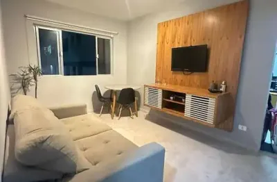 Vendo apartamento mobiliado, 01 dormitório, gonzaguinha, são vicente