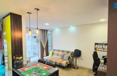 Vendo lindo apartamento de 1 dormitório com lazer completo e garagem na vila mathias em santos