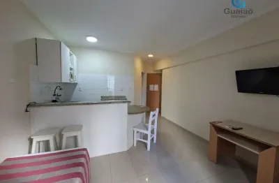 Flat com 1 quarto à venda na Rua Jorge Tibiriçá, Gonzaga, Santos