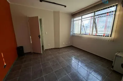 Alugo ampla sala comercial na av. ana costa em santos