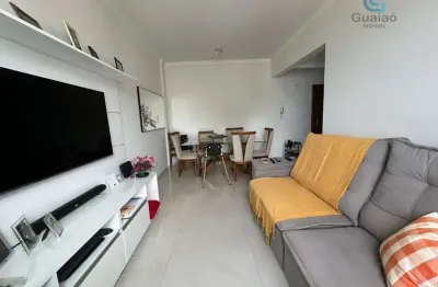 Vendo lindo apartamento de 2 dormitórios e garagem frente a praia no josé menino em santos