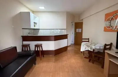 Flat com 1 quarto à venda na Rua Jorge Tibiriçá, Gonzaga, Santos