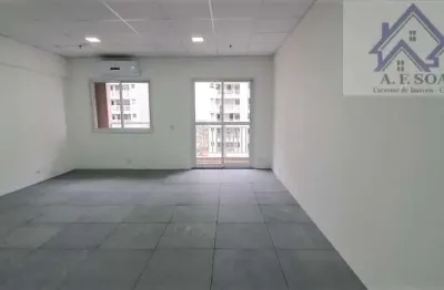 Vendo linda sala comercial no fusion office vila mathias, santos.