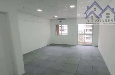 Vendo linda sala comercial no fusion office vila mathias, santos.