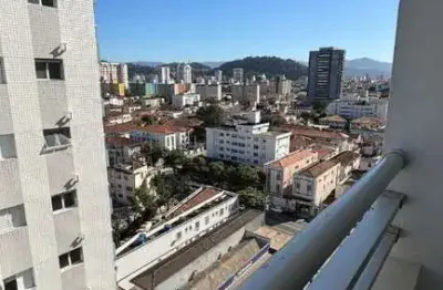 Vendo apartamento mobiliado, 01 dormitório, lazer completo, 01 vaga de garagem, próximo da unimes, encruzilhada, santos.