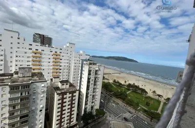 Alugo lindo apartamento de 2 dormitórios e garagem frente a praia no josé menino em santos