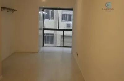 Apartamento dois dormitórios uma vaga proximo a praia, aparecida, santos