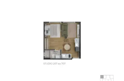 Kitnet / Stúdio à venda na Rua José Boiteux, 53, Centro, Florianópolis