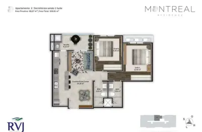 Apartamento com 2 quartos à venda na Rua João de Deus Machado, 308, Trindade, Florianópolis