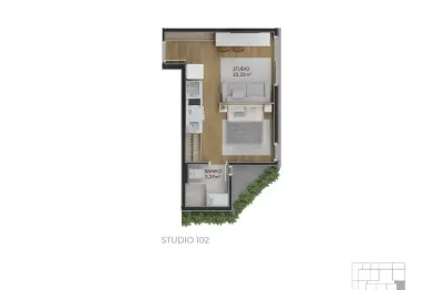 Kitnet / Stúdio à venda na Rua José Boiteux, 53, Centro, Florianópolis