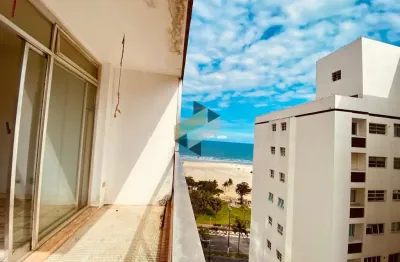 Apartamento para venda em santos, gonzaga, 2 dormitórios, 2 banheiros