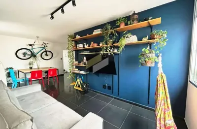Apartamento para venda em santos, embaré, 2 dormitórios, 1 banheiro, 1 vaga