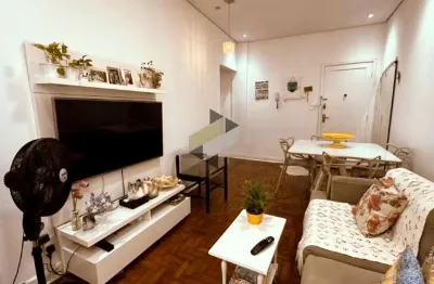 Apartamento para venda em santos, boqueirão, 2 dormitórios, 1 banheiro