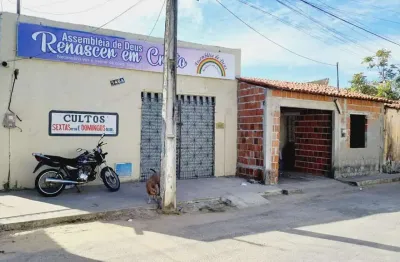 Casa para venda em fortaleza, monte castelo, 2 dormitórios, 1 banheiro, 1 vaga