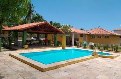 Casa de praia / usada para locação em são gonçalo do amarante, taíba, 5 dormitórios, 3 suítes, 5 banheiros, 22 vagas