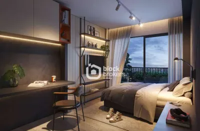 Studio com 1 dormitório à venda, 28 m² por r$ 297.900,00 - cristo rei - curitiba/pr
