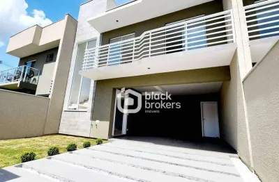 Sobrado com 3 dormitorios sendo uma suite, no bairro cidade jardim a poucos minutos do centro de são josé dos pinhais