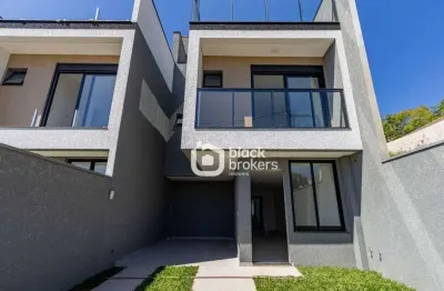 Sobrado novo cozinha mobiliada com 3 quartos à venda, 112 m² por r$ 943.000 - pilarzinho - curitiba/pr