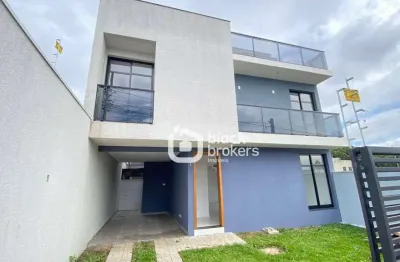 Sobrado frente para rua 3 quartos á venda, 140 m² por r$ 790.000 - atuba - curitiba/pr