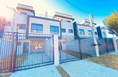 Sobrado novo 3 quartos 3 banheiros à venda, 114 m² por r$ 799.000 - cajuru - curitiba/pr