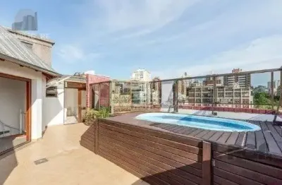 Cobertura à venda no bairro petrópolis com 207m² e 2 dormitórios/quartos.