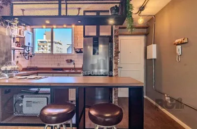 Apartamento studio à venda no bairro rio branco com 37 m² e 1 dormitório/quarto