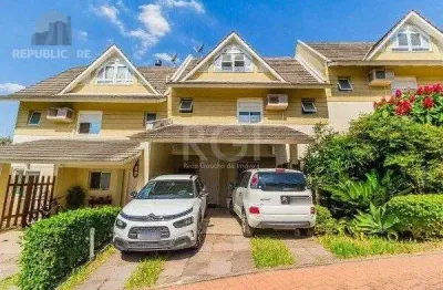 Casa em condomínio à venda no bairro teresópolis com 185 m² e 4 dormitórios/quartos