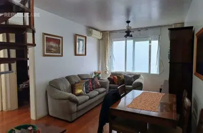 Apartamento cobertura à venda no bairro petrópolis com 117 m² e 2 dormitórios/quartos.