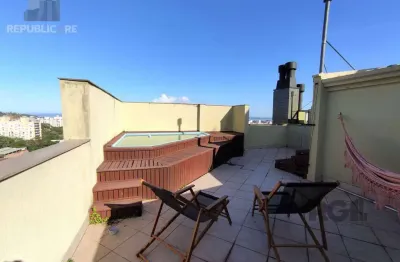 Cobertura à venda no bairro tristeza, 187m² e 3 dormitórios/quartos disponíveis