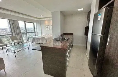 Apartamento à venda no centro com 39 m² e 1 dormitório/quarto disponível.